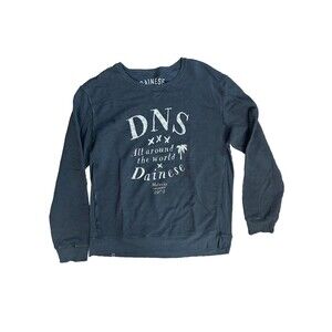 Dainese Sweatshirt XXXL Black Tourism Crew Neck Sweatshirt Made in Tunisia